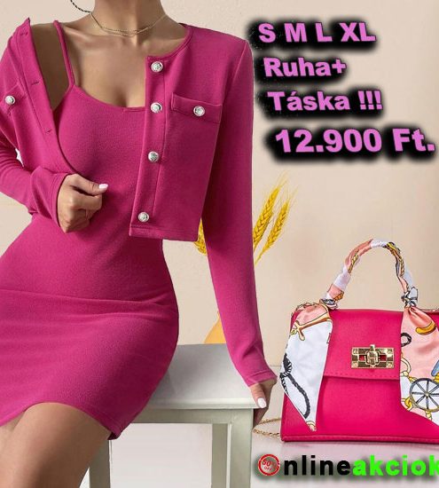Pink Kosztüm és táska
